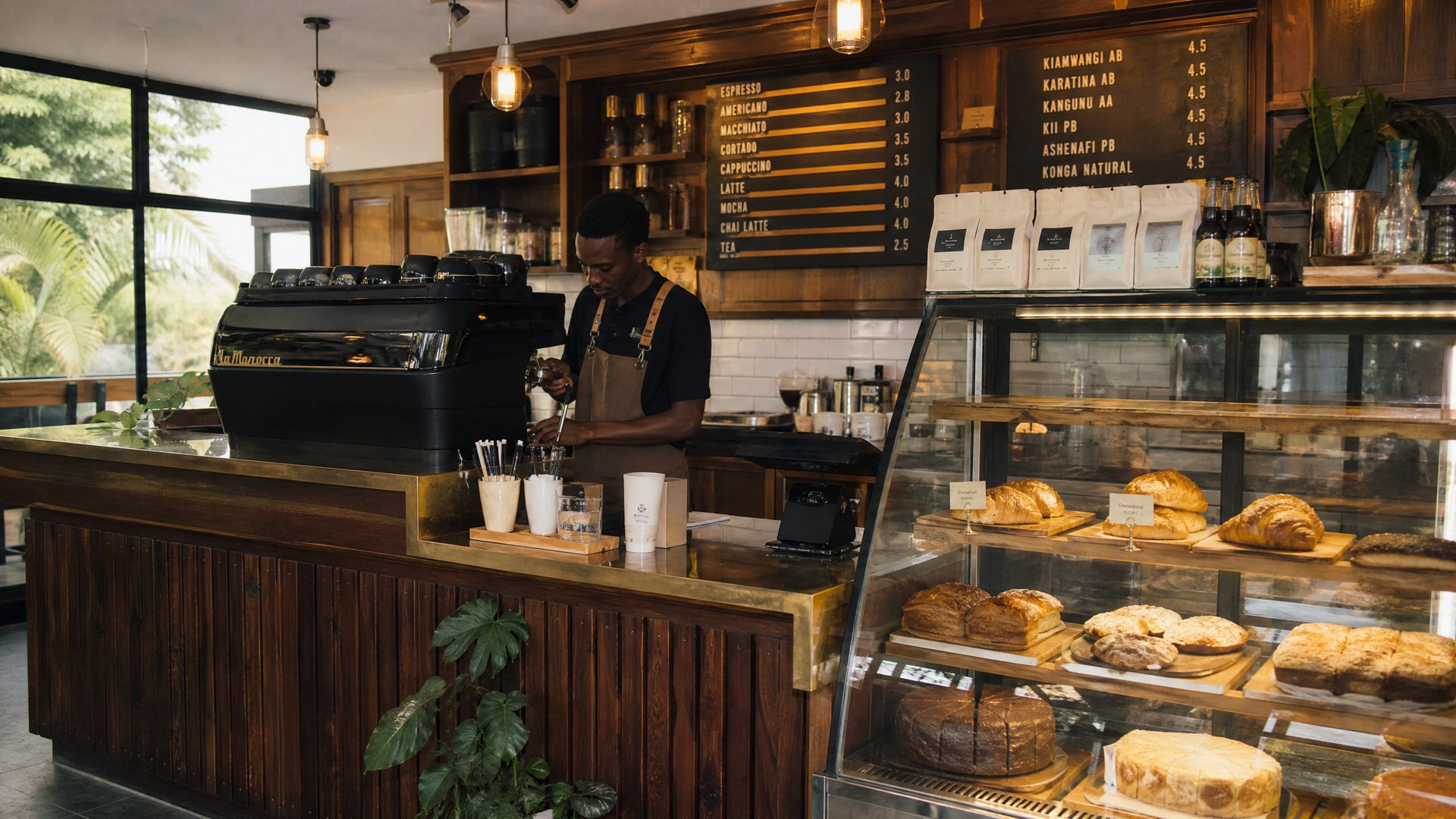 Café counter